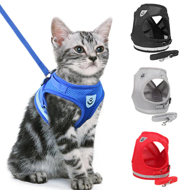 Adjustable Cat Harness Leash