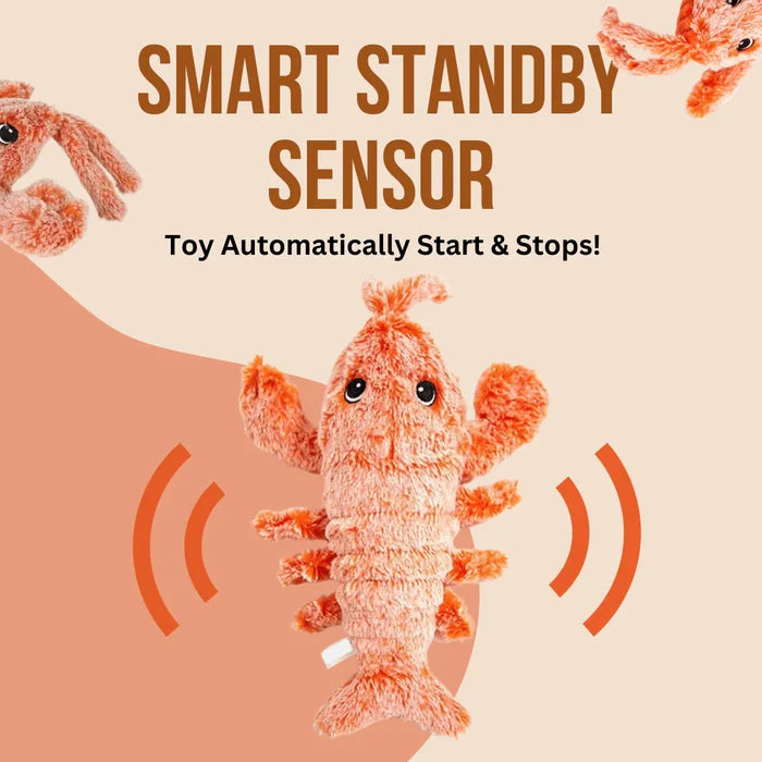 Floppy Lobster Interactive Dog Toy