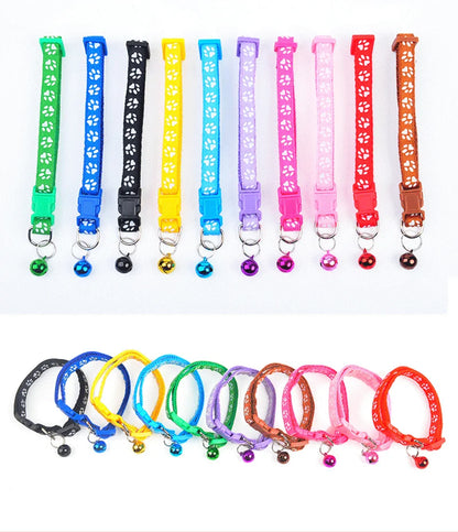 Colorful Cute Bell Collar Cats